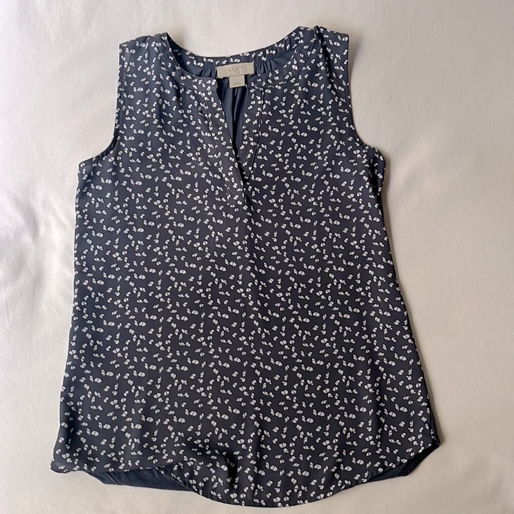 LOFT Outlet Floral Tank — Size XXSP